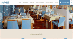 Desktop Screenshot of lazne-lednice.cz